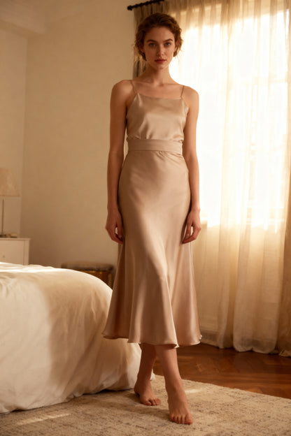 Veloura Satin Midi