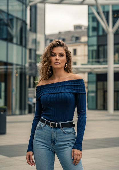 GlowFit Off-Shoulder