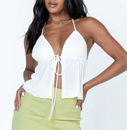 Luna Tie Top