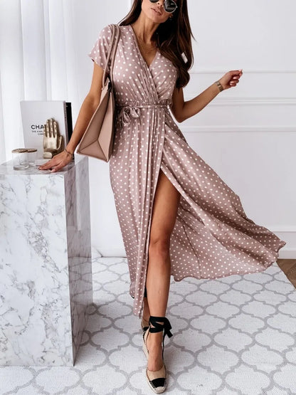 Luna Dots Maxi Dress